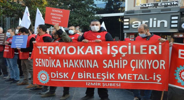 DİSK’e bağlı Birleşik Metal İşçileri Sendikasından Eylem