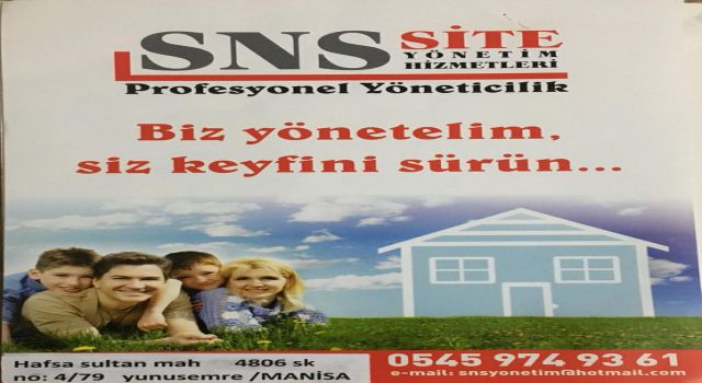 Manisa'da SNS Site Yönetimde Kolaylıklar Sağlıyor