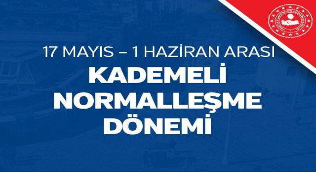 Kademeli Normalleşme Tedbirleri Açıklandı