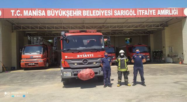 Manavgat Orman Yangınına Manisa İtfaiyesinden Destek