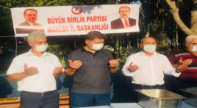 Manisa Büyük Birlik Partisinden 2 bin kişilik aşure hayrı