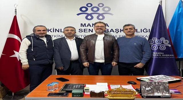 Etkinlik-Sen Genel Başkanı Manisa İl Başkanlığını Ziyaret Etti