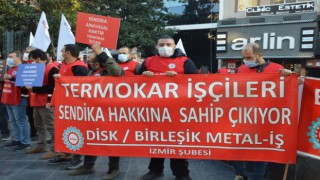 DİSK’e bağlı Birleşik Metal İşçileri Sendikasından Eylem