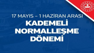 Kademeli Normalleşme Tedbirleri Açıklandı